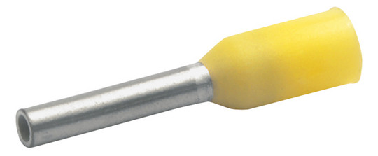 Aderendhülse 0,25qmm 6mm isol PP ge Cu Polypropylen (PP) verzinnt