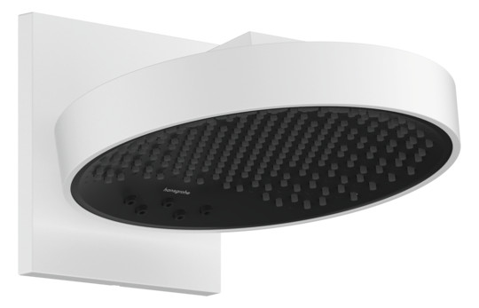 hansgrohe Kopfbrause Rainfinity 250 Ausladung 273mm, 3jet, mit Wandanschluss, mattweiß