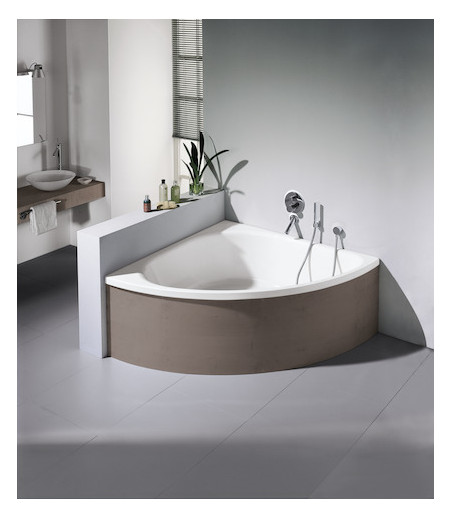Bette Badewanne Arco 6035 140x140x45cm, Eck, jasmin