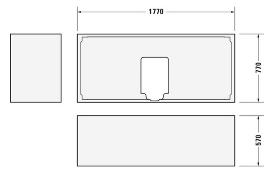 Duravit Wannenträger für Badewanne 700338