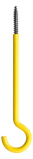 Schraubhaken ST f/vz Ø20mm kstummant Kunststoffummantelt 80mm