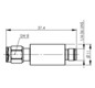 Koax-Kupplung SMA Stecker/Buchse 6Ohm ger