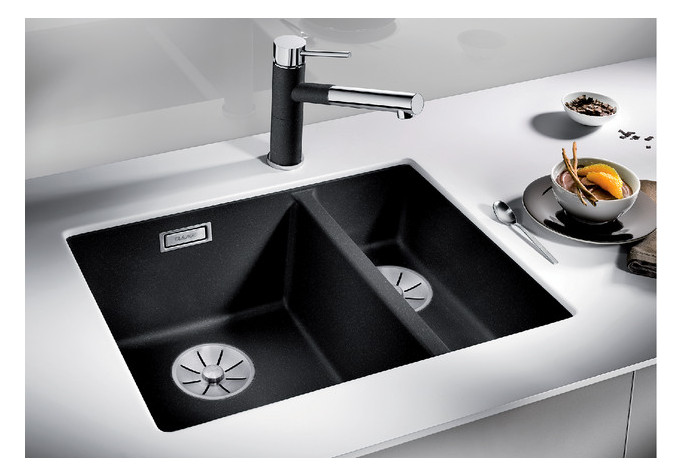 Blanco Becken SUBLINE 340/160-U SILGRANIT 55,5 x 46 cm, cafe, rechts, für Unterbau