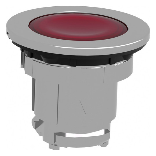 Drucktaster Front 1f rt bel.b Ø30,5mm rnd Geeignet für Beleuchtung IP66