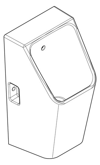 hansgrohe Urinal EluPura Original Q weiß, ohne