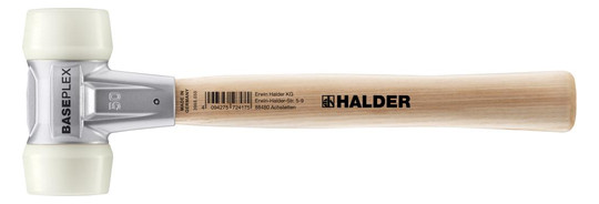 HALDER-Baseplex-Schonhammer 50mm, Nylon, weiß