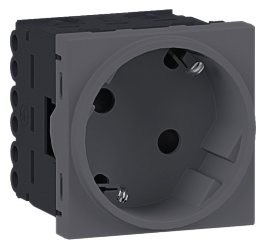 Hager Steckdose 1-fach SCHUKO  GS1022LAN 