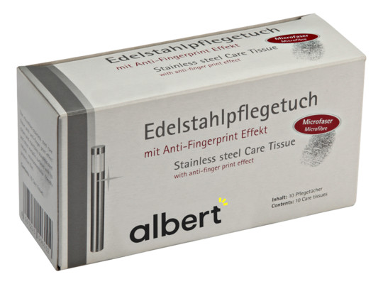 ALBERT Edelstahlpflegetücher      690027 
