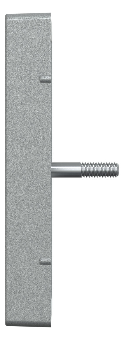 Zentralplatte Ant.dose 2f System M alu Schraubbef