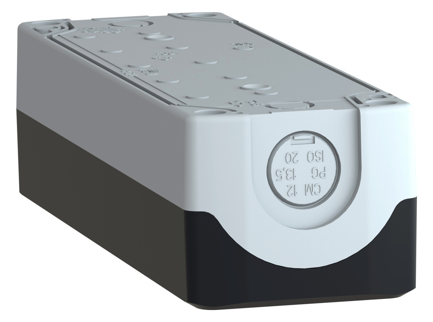 Aufbaugehäuse Kst 5f Ø22,5mm IP54 68x196x53mm