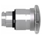 Drucktaster Front 1f ws bel.b Ø22,5mm rnd Geeignet für Beleuchtung IP66