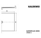 Kaldewei Duschwanne SUPERPLAN ZERO 1522-1 80x90cm, Perl-Effekt, warm grey30