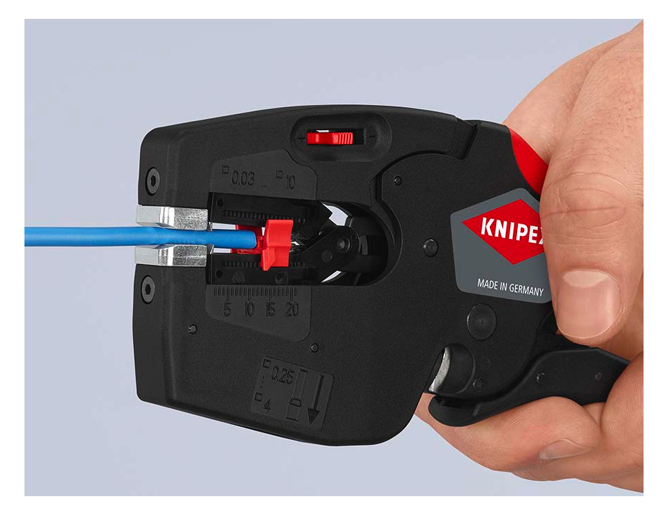 Abisolier-/Crimpautomat abisolieren und crimpen Hand 0,03-10qmm 17x110x190mm