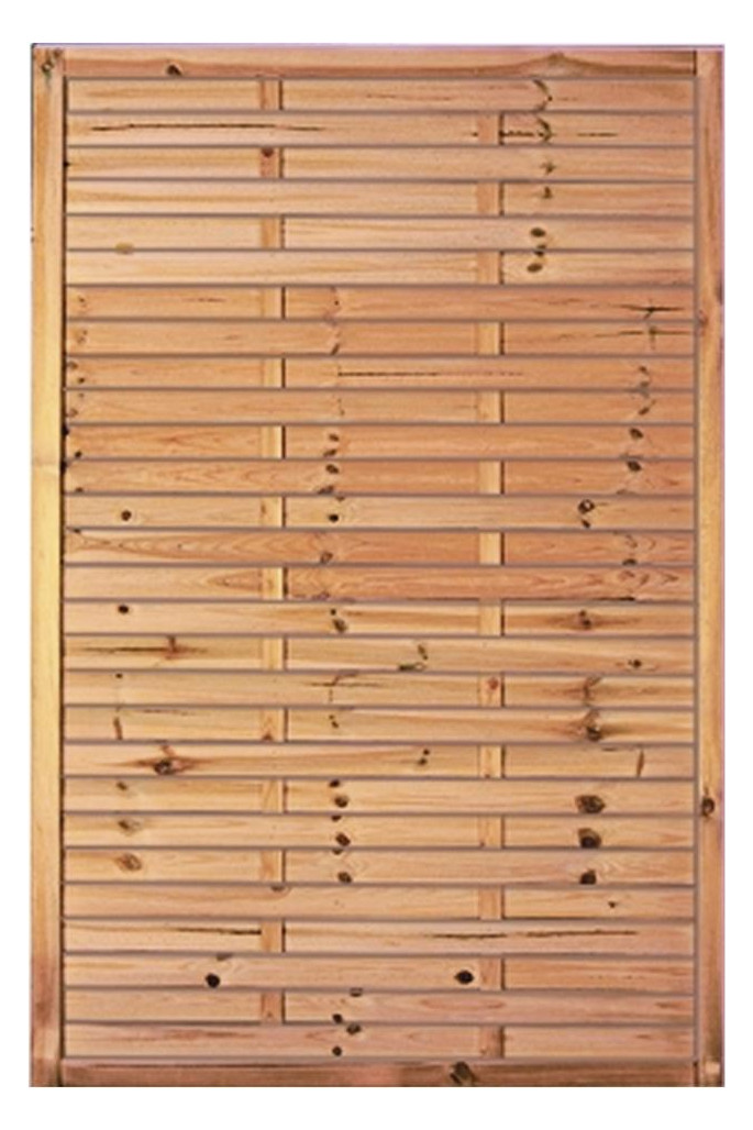 Bild Lamellenzaun 120 x 180 cm Rahmen 34/54 m m, kdi grün - n.a.-0