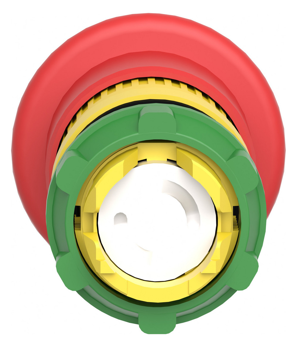 Frontelement für Not-Aus Ø22mm rt rnd IP66 hoch Schaltfunktion verrastend Zug