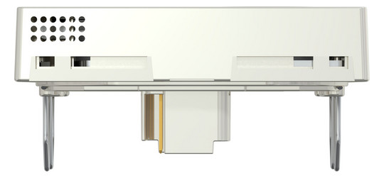 Raumtemperaturregler UP Zigbee alu mt Bedienelement Mit Vor-Ort Bedienung