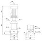 Grundfos Kreiselpumpe CR 3 CR 3-11, Ovalflansch Rp 1, Gleitringdichtung HQQV