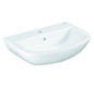 GROHE Waschtisch Bau Keramik 60,9 x 44,2 cm, 1 Hahnloch, mit Überlauf, wandhängend, alpinweiß