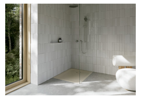 Duschwanne BetteUltra 1660 100x90x2,5cm, jasmin