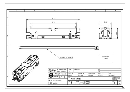 Harting preLink              20821010001 