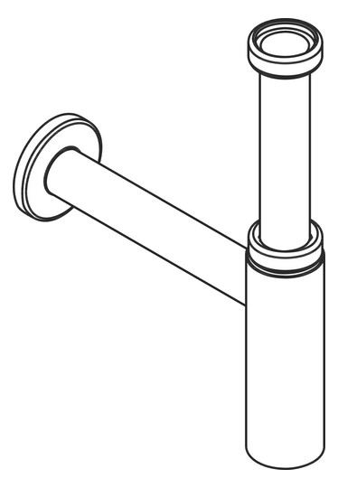 hansgrohe Designsiphon Flowstar S G 1 1/4, brushed nickel