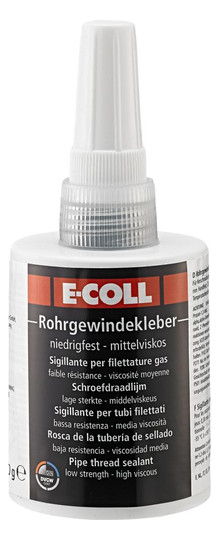 E-COLL-Rohrgewindekleber, niedrigfest-hochviskos - 50 ml