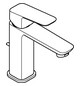 GROHE Waschtisch-Einhebelmischer Cubeo 1/2", M-Size, mit Zugstangen-Ablaufgarnitur, chrom