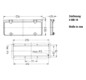 Sichtfenster 94x234x24mm