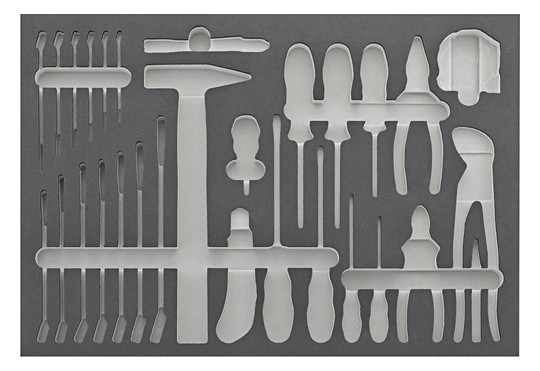 fortis-Werkzeugmodul 3/3 - leer, für Handwerkzeug
