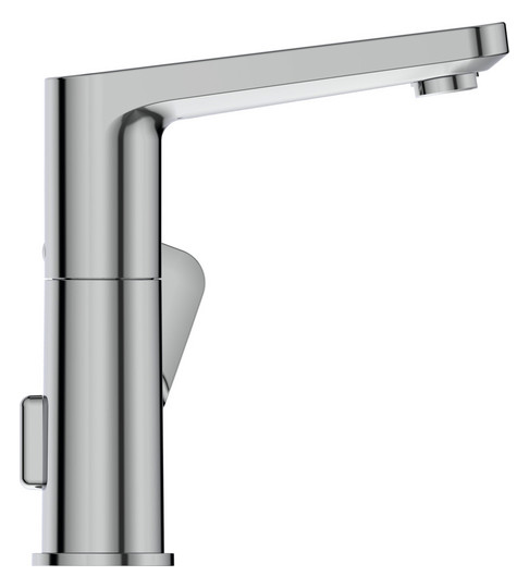 Ideal-Standard Waschtisch-Einhebelmischer Tonic II mit hohem, schwenkbarem Schwenkauslauf, mit Metall-Ablaufgarnitur