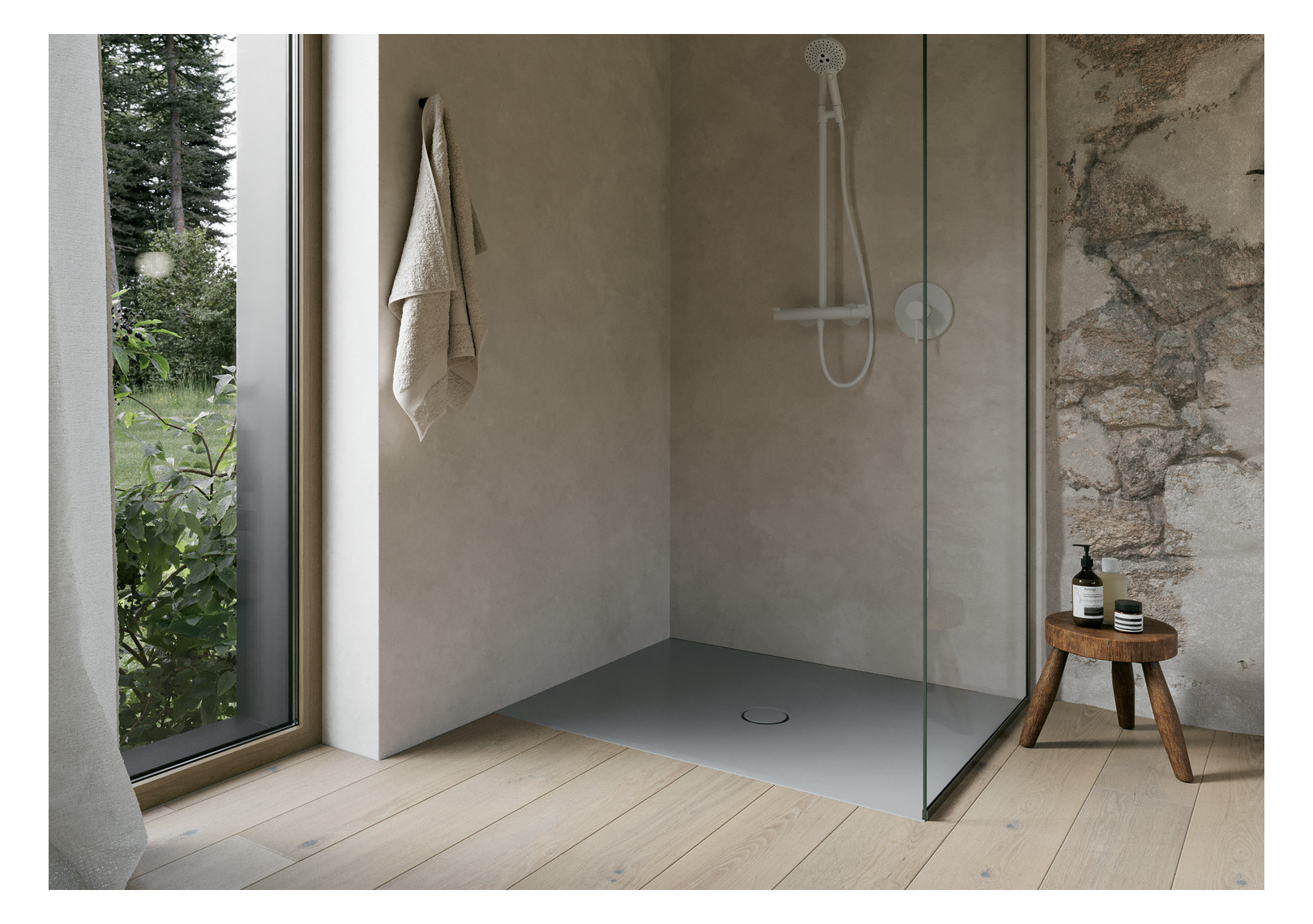 Duschfläche BetteFloor 5793 130x80cm, quartz
