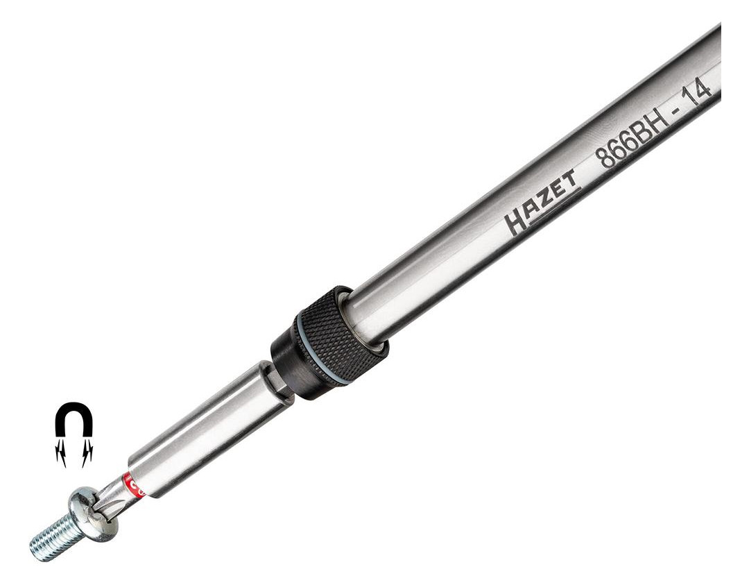 Bild Bithalter 1/4"" T-Griff mit Teleskopverl ängerung Hazet-1