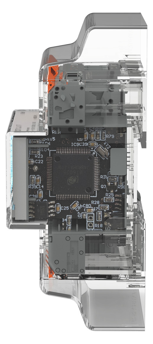 Drehstromzähler Vierleit elektr digi 65A geeicht B 5A RS-485 184-276V/N-L S0