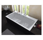 Kaldewei Badewanne ASYMMETRIC DUO 742 180x90cm, Grifflochbohrung, alpinweiß matt