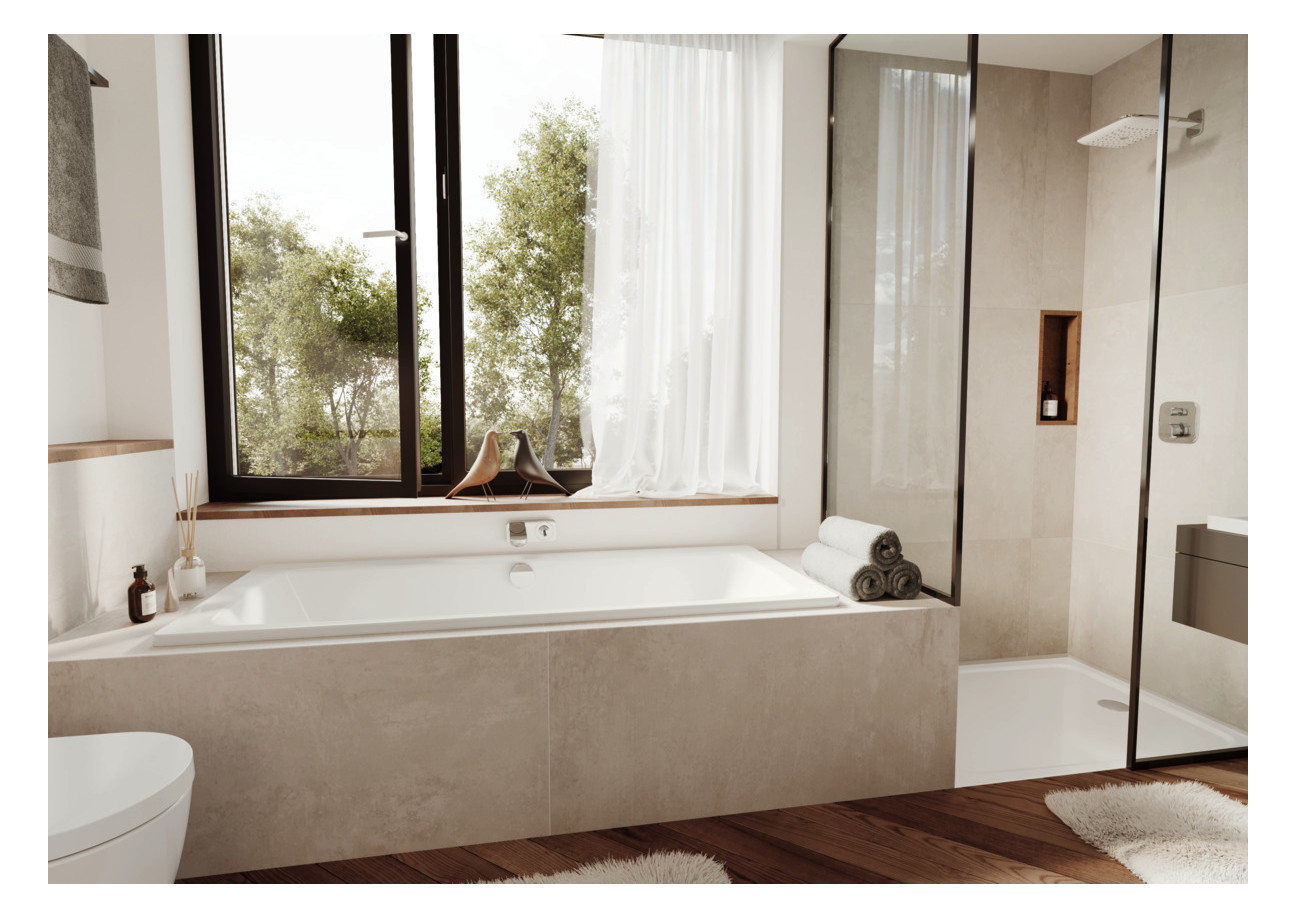 Kaldewei Badewanne CAYONO DUO-725 180x80cm, Griffloch, Perl-Effekt, Vollantislip, pergamon Kaldewei Badewanne CAYONO DUO-725 180x80cm, Griffloch, Perl-Effekt, Vollantislip, pergamon