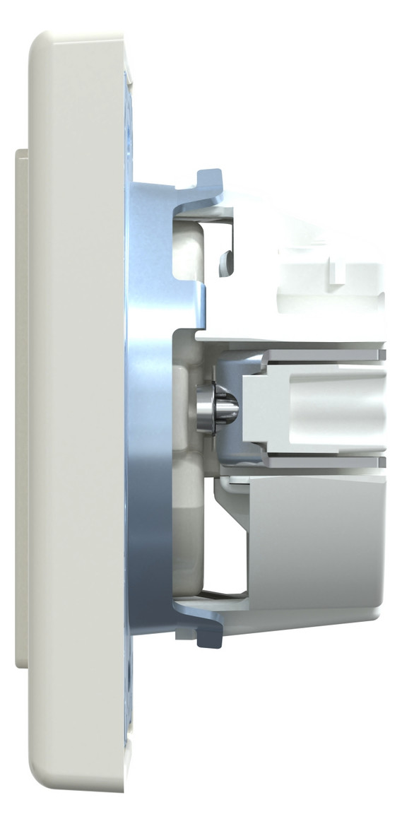 Steckdose 1f polws glz M-SMART UP IP20