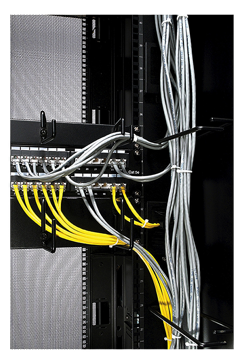 Kabelrangierbügel Metall B76mm sw