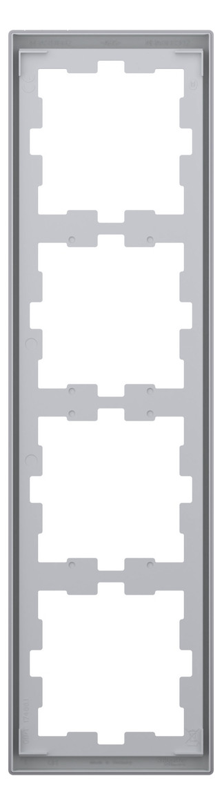 Rahmen 4f edst glz D-Life Kst f.GEB-K Unterputzmontage Thermopl