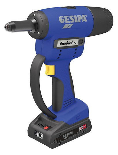 GESIPA-Akku-Blindnietgerät AccuBird Pro 1x2,0Ah+LG...