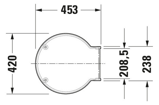 Duravit WC-Sitz Starck 1 mit Absenkautomatik, abnehmbar, mit Scharnierwelle, weiß
