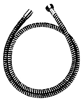 hansgrohe Brauseschlauch Metaflex 200 cm, mit Spiralwicklung, chrom