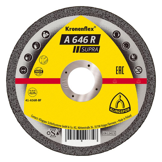 KLINGSPOR-Trennscheiben für INOX A646R Supra -...