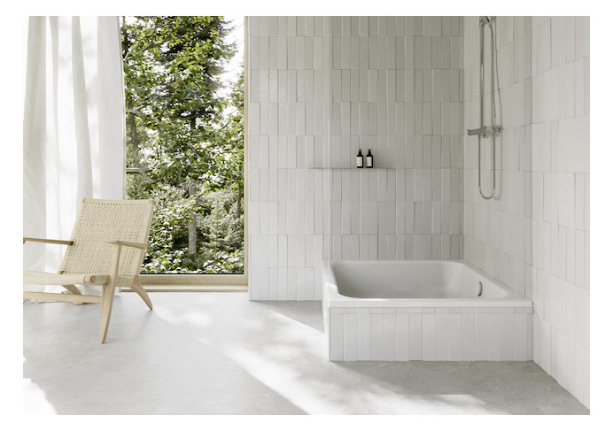 Duschwanne BetteDelta 100x100x28cm, pergamon