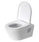 Duravit Wand-Tiefspül-WC-Set D-Neo mit WC-Sitz, Rimless, weiß
