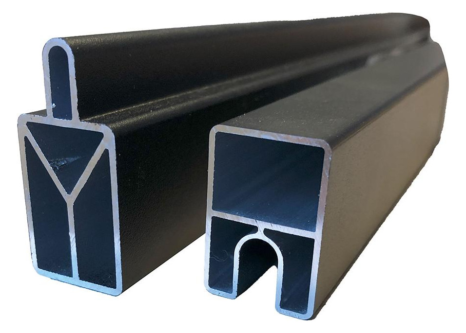 Bild WOLLBACH-Serie 32/25 x 20 x 1750 mm Alum inium ANTHRAZIT Start & Abschluss Set - n.a.-0