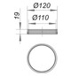Dallmer Rückstaudichtung S 10 Ø 110 mm