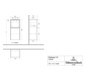 V&B Seitenschrank Subway 3.0 40x86x36,2cm, Schanier links/Griff Volcano black, brilliant white