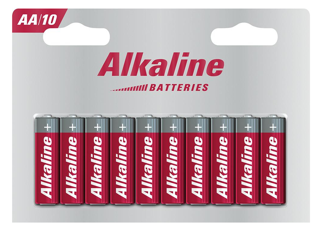 Bild Batterien Alkaline Mignon AA/LR6 10er Blister-0