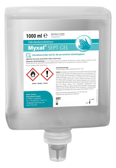 GREVEN-Händedesinfektion Myxal SEPT Gel - 1l