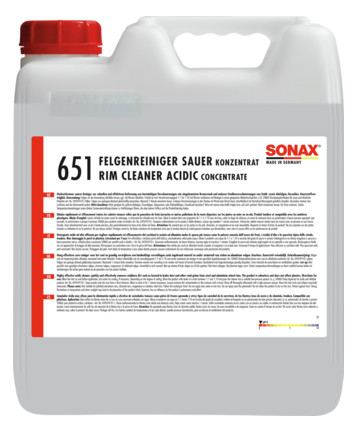 Bild FelgenReiniger sauer Konzentrat 10 Liter - SONAX-0